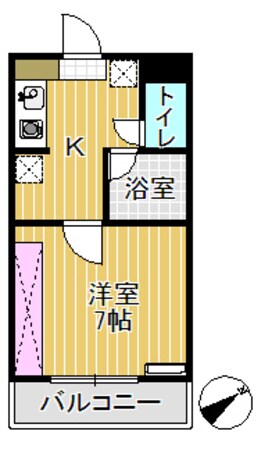 プリンスマンションの物件間取画像